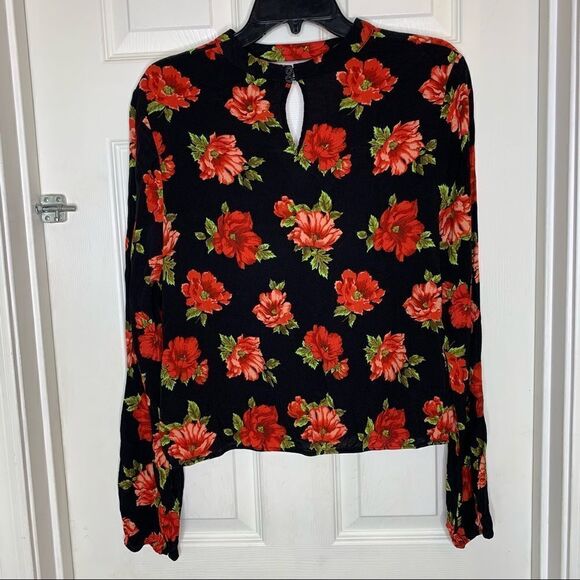 Forever 21 Plus Floral Cropped Top Size 2X - Picture 4 of 12